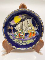 Rosenthal Sindbados Studio Falitányér (﻿Sindbad der Seefahrer I)