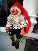 Retro Svéd Norvég karácsonyi mikulás manó