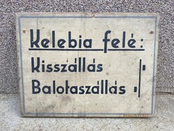 MÁV - régi iránytábla II.