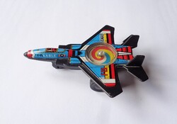 Vintage Japán F-15-ös lemez játék vadászrepülőgép