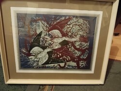 Fábián Rózsa szitanyomat,1/I