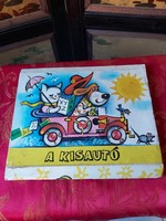 V.Kubašta : A kisautó - retro három dimenziós mesekönyv 1976-ból