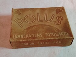 200 forintos ládám - Transparens fotósarok 4 - Polus Papírárúkészítő Ipari Szövetkezet - retro
