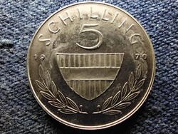 Ausztria réz-nikkel 5 Schilling 1970 PP