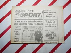 Retro régi újság - Nemzeti Sport - 1990. december 9. - Születésnapra ajándék.