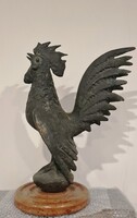 Bronz Kakas- ismeretlen szobrásztól-  Bronz kb 40 kilógramm--