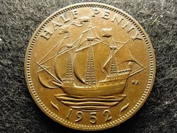 Anglia VI. György (1936-1952) 1/2 Penny 1952