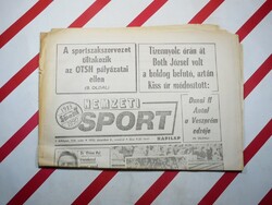 Retro régi újság - Nemzeti Sport - 1990. december 8. - Születésnapra ajándék.