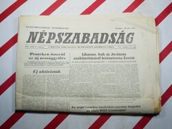 Régi retro újság - Népszabadság - Az MSZMP központi lapja - 1967. április 9 - Születésnapra ajándék.