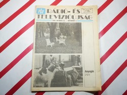 Régi retro - rtv - Rádió-és Televízióújság - 1990. október 29-november 4. - Születésnapra ajándék.