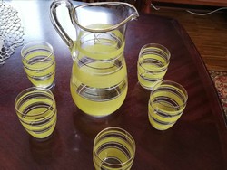 Retró Vizespohar keszlet kancsoval