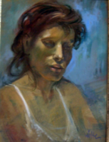 "Merengő" Walter Gábor" olaj/farost 30x40cm