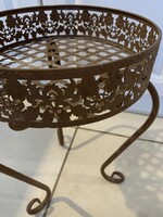 Vintage fém virágtartó