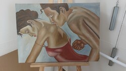 Erotikus festmény 70x50 cm