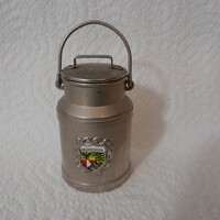 Miniatűr Liechtenstein souvenir tejeskanna.6 cm