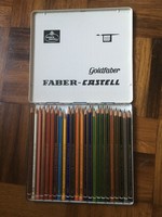 Szinte ÚJ 24db Faber Castell GOLDFABER Színes Ceruza. 1975-1982!!