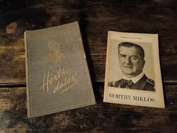 Horthy Dalok és Horthy Miklós Nemzeti könyvtár sorozatból, két kötet egyben