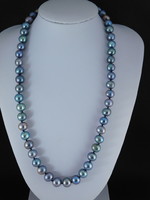 14 K Arany Színes Gyöngyház Színű Gyöngy Nyaklánc Érdekes Színekben