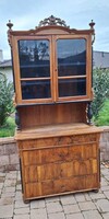 Antik biedermeier pohárszék