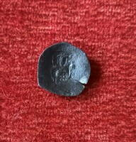 Bizánc bronz tálkapénz (2), meghatározandó uralkodó