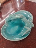 Zsolnay sárkányos tál asztal közép