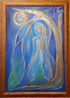 Három kép egy lakásba, Prima díjas művésztől, tanúsítvánnyal céges számlával. Károlyfi Zsófia/1952