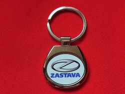 ZASTAVA OVÁLIS FÉM KULCSTARTÓ