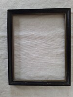 Fekete fa képkeret 27 x 23 cm
