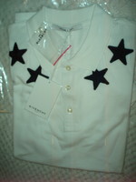 Új GIVENCHY fehér férfi póló