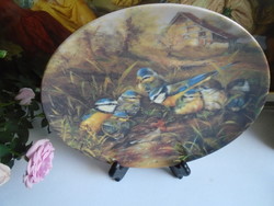 Bird-shaped bradex plate. 20.5 Cm.