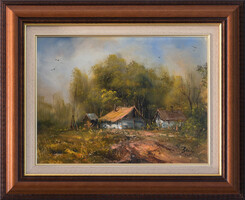 Benda Zoltán: TANYA – Hiteles vidéki hangulat klasszikus tájképfestészetben