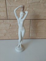 Aquincumi női akt porcelán 22 cm