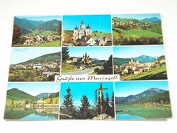 Régi képeslap, levelezőlap - Mariazell osztrák város - 1980-as évek