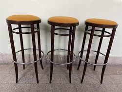 Vintage THONET 204 PH bárszék 3 db egyben