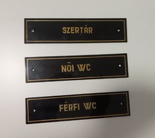 Retró üveg táblák