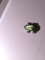 Tündéri vintage mini béka kitűző