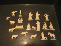 19 db mini margarin figura +1 mini Betlehem