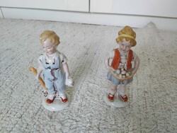 GDR gombaszedő lány és Wagner & apel porcelán