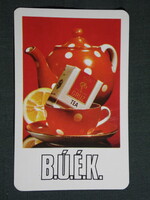 Kártyanaptár,Compack csomagoló vállalat,Grúz Tea, 1978,   (8)