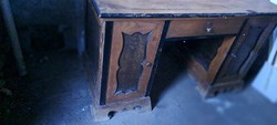 Biedermeier stílusú íróasztal, szekrénnyel és pulpitussal eladó