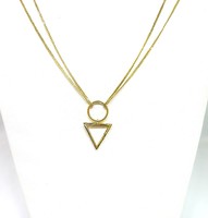 Arany nyaklánc medállal (ZAL-Au114062)