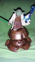 VINTAGE STAR WARS YODA MESTER támadásban mini dioráma -TAKARA TOMY JÁTÉK figura RITKA GYŰJTŐI