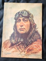 1930 Endresz György pilóta OCEÁN REPÜLÉS CÍMLAP LOVASHALÁSZAT TITKOS ÍRÁS FEHÉRNENÜDIVATPesti Hírlap
