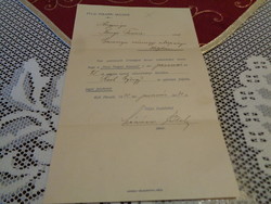 Pécsi Polgári Kaszino 1911.  Tagfelvétel ...Stenge István Baranya Vármegyei Alispán