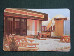 Kártyanaptár,Szombathely fagazdasági kombinát, bemutató üzlet, 1978,   (8)