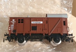 Új, DDR , Villany vasút, H0, 1:87, retro játék,  barna vagon