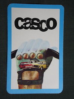 Kártyanaptár,Állami Biztosító,casco,Lada,Zsiguli autó, 1978,   (8)