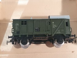 Új, DDR , Villany vasút, H0, 1:87, retro játék,  zöld vagon