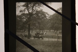 1 db üvegdia "magic lantern" London 1900as évek eleje Hyde Park
