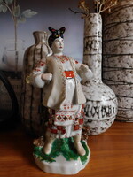 Morcos gazdasszony figura -  Odarka - Kijevi Porcelángyár, 25 cm